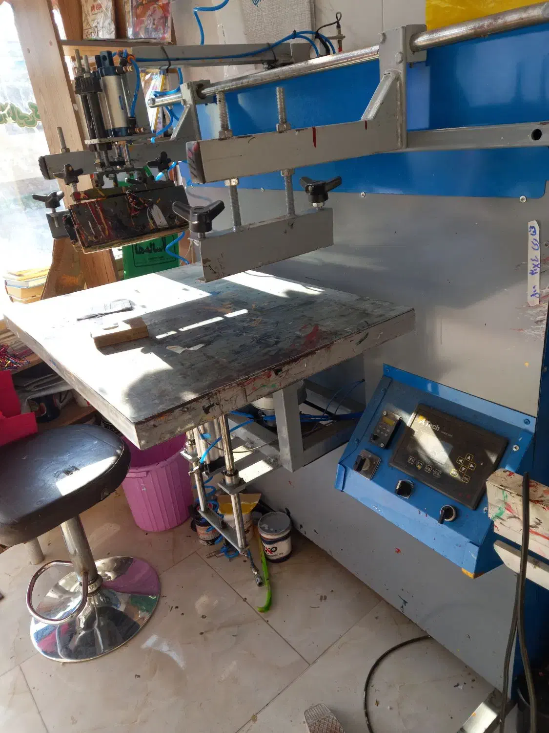 دستگاه چاپ سیلک اتوماتیک|ماشینآلات صنعتی|رشت, گلباغ نماز|دیوار