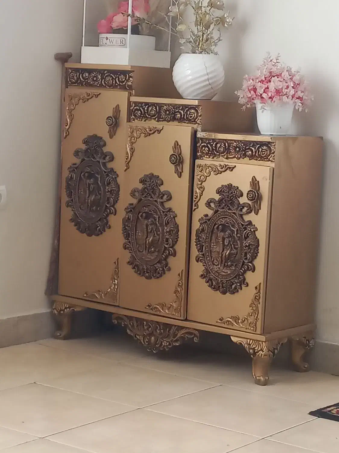 میز تی وی و آینه کنسول وجاکفشی|بوفه، ویترین، کنسول|رودهن, |دیوار