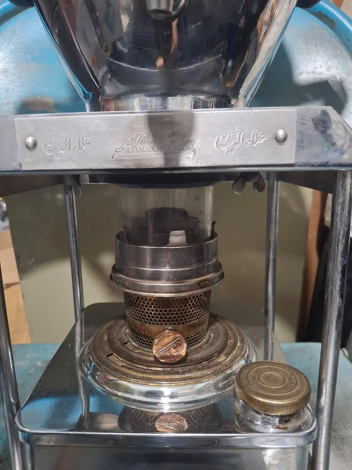 سماور علاالدین اینگلیسی|کلکسیون اشیاء عتیقه|کرمان, |دیوار