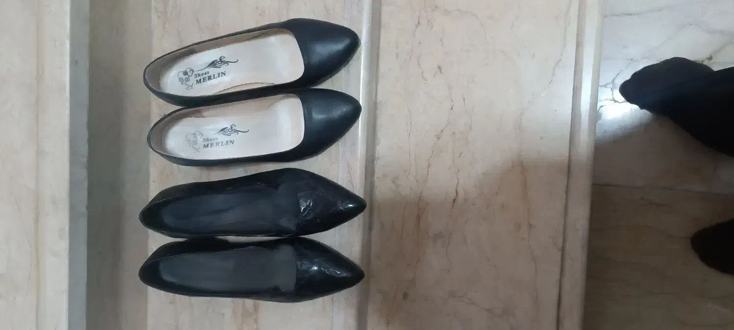 دوجفت کفش مجلسی فقط دوبار پوشیده شدن شیک|کیف، کفش، کمربند|ایلام, |دیوار