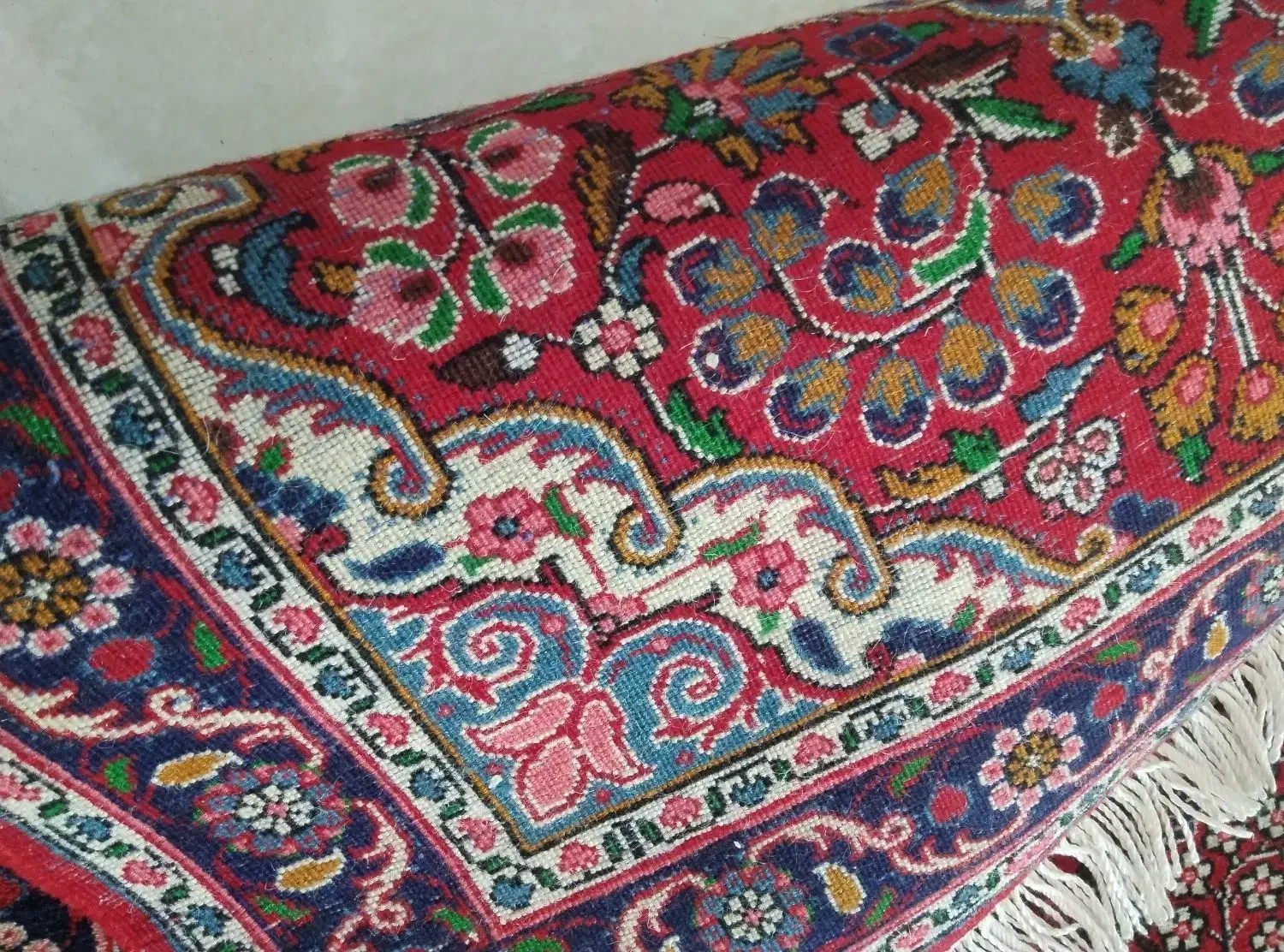 یک عدد فرش پشتی|فرش|ملایر, |دیوار