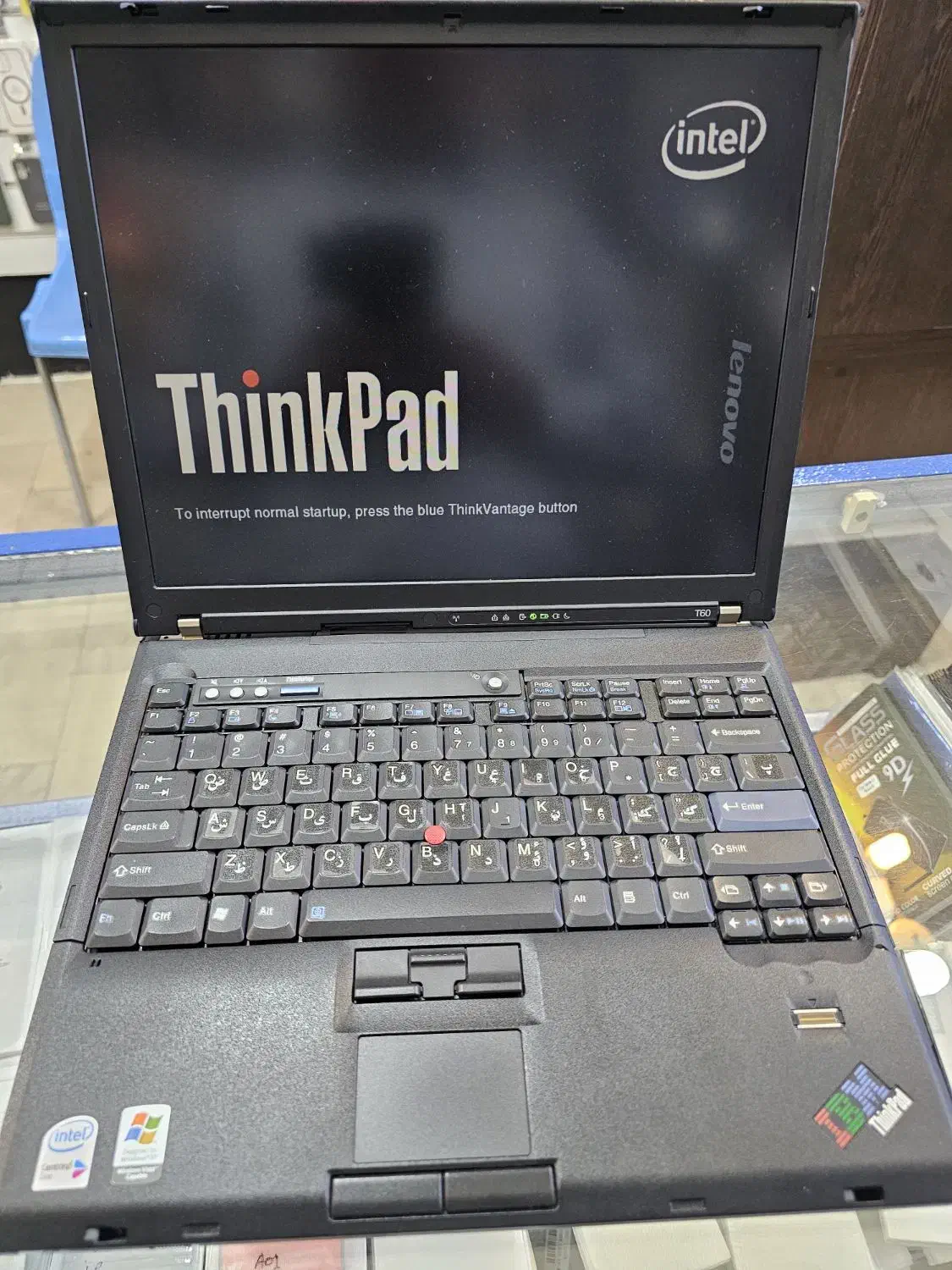 لپ تاب lenovo t60|رایانه همراه|فولادشهر, B5|دیوار