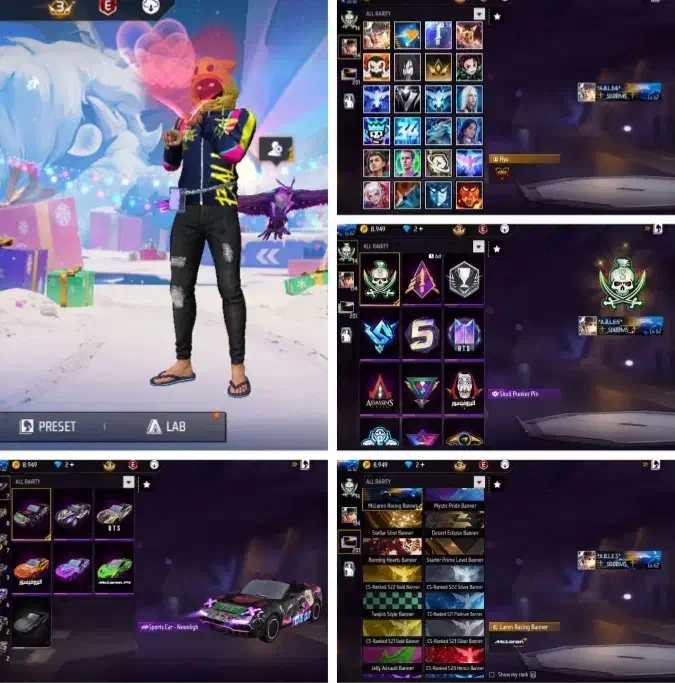 اکانت فری فایر|کنسول، بازی ویدئویی و آنلاین|گرگان, |دیوار