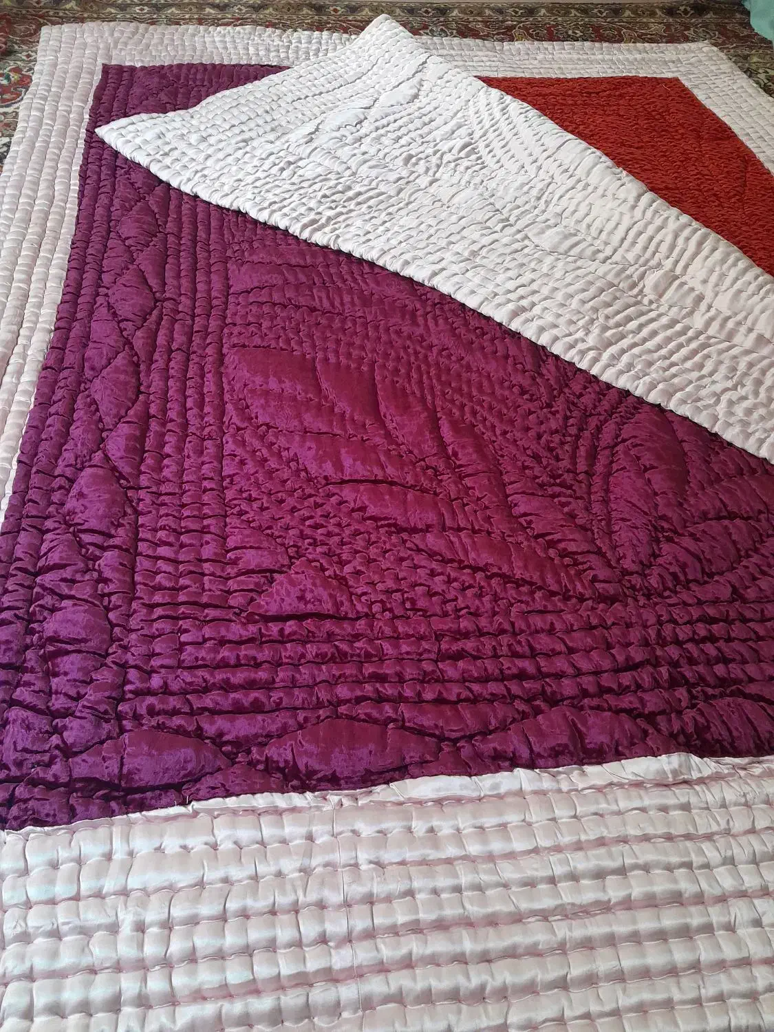 لحاف دونفره پنبه یی|رختخواب، بالش، پتو|خمینیشهر, |دیوار