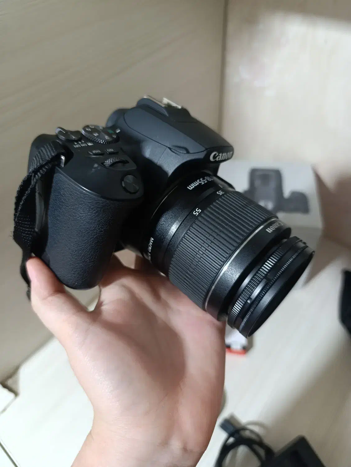 دوربین کنون 250d سالم‌همراه با تجهیزات|دوربین عکاسی و فیلم‌برداری|مشهد, نوید|دیوار