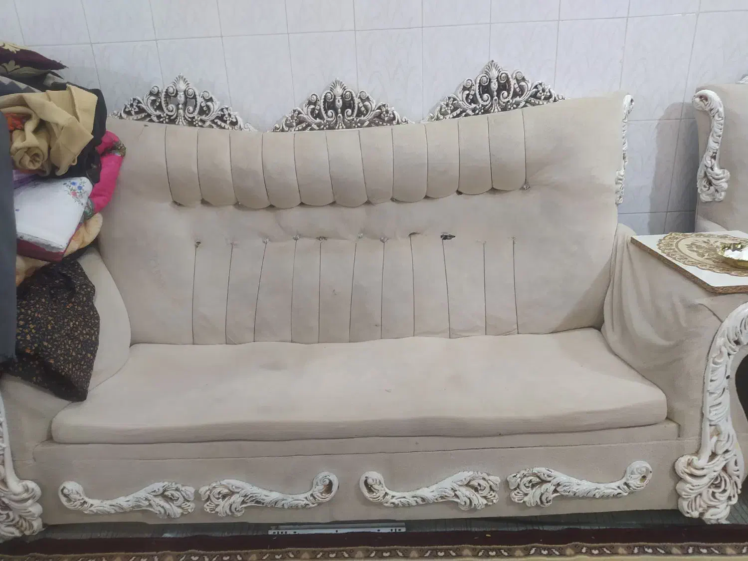 مبل 7نفره در حد نو 1وپونصد|مبلمان خانگی و میز عسلی|سبزوار, باهنر|دیوار