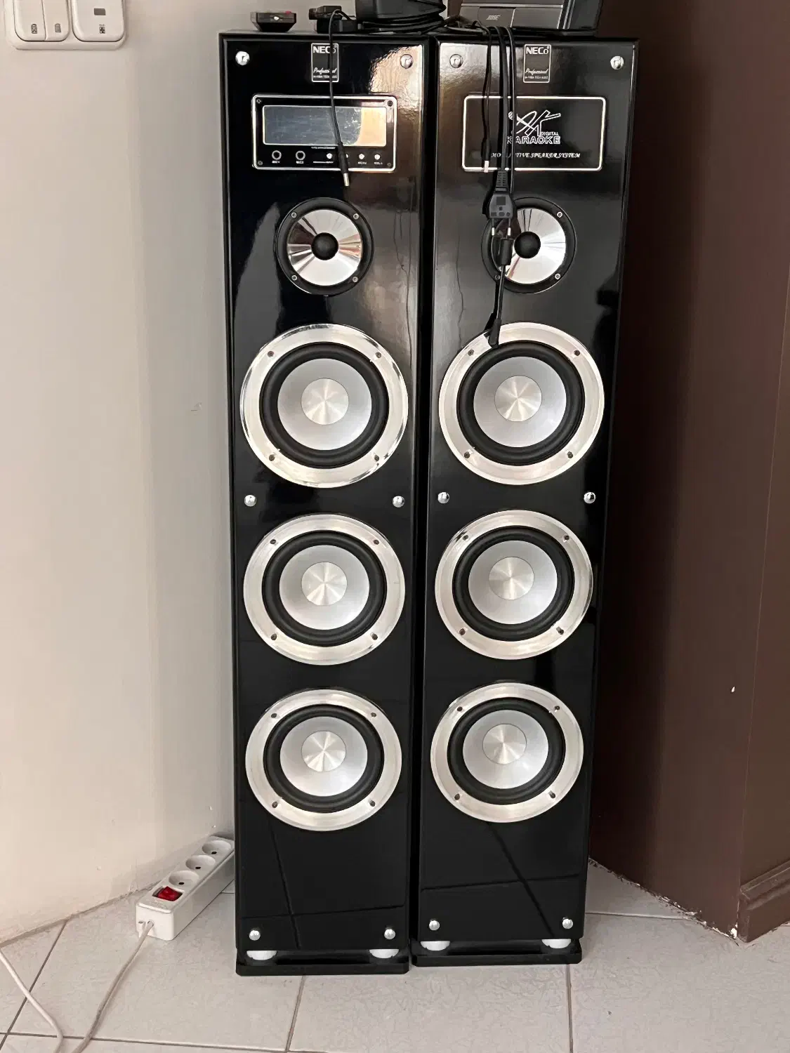 اسپیکر دوقلو Neco|سیستم صوتی خانگی|شیراز, قدوسی غربی|دیوار