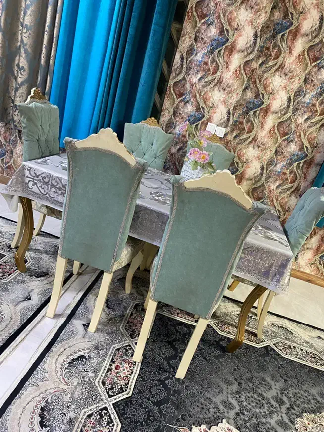 ست میز ناهار خوری و مبلمان هفت نفره در حد توپ|مبلمان خانگی و میز عسلی|کرج, آتشگاه|دیوار