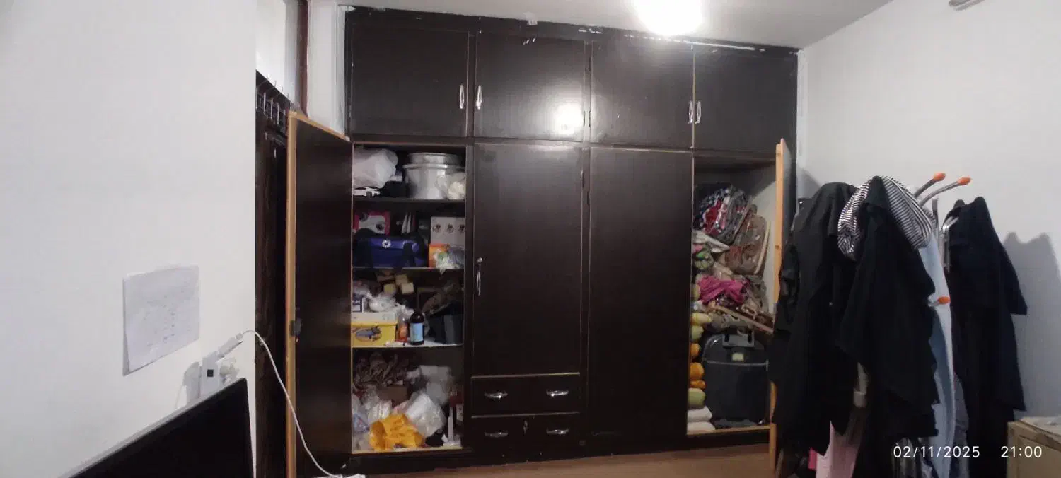 کمد دیواری با چوب روسی|جاکفشی، کمد، دراور|شوشتر, |دیوار