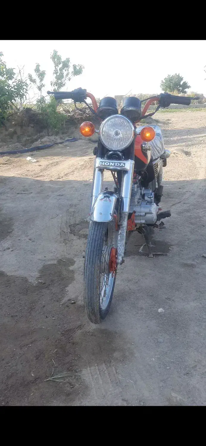 موتور۱۲۵بزرگ موتور تازه تعمیر|موتورسیکلت|بناب, |دیوار