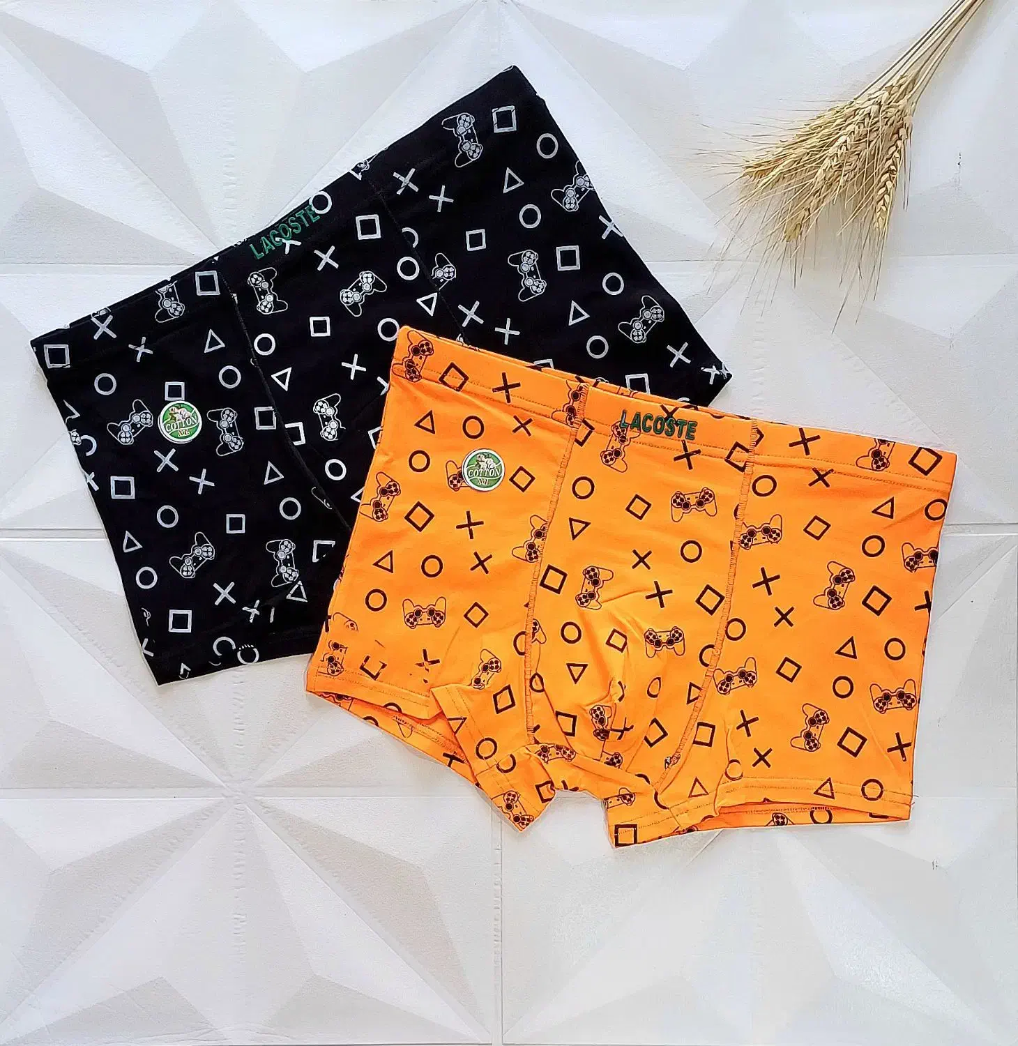 شورت مردانه نیم پا لباس زیر پادار نخ پنبه طرح گیم|لباس|اصفهان, شهرک کاوه|دیوار