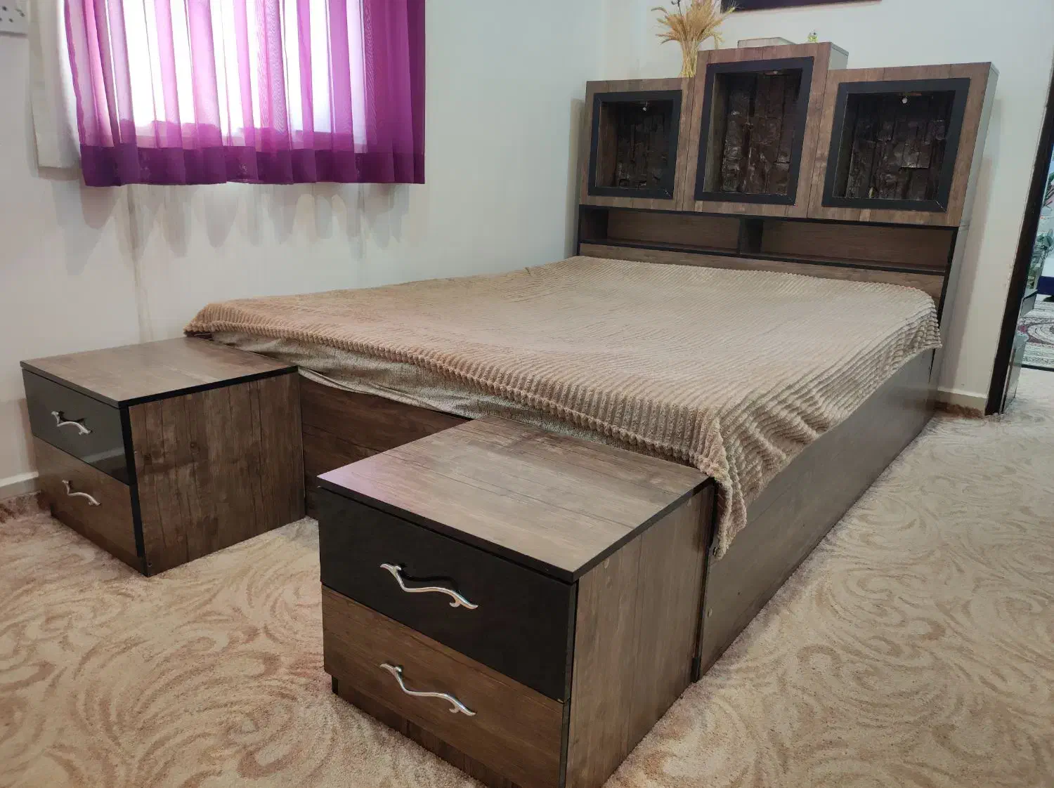 سرویس خواب دو نفره|تخت و سرویس خواب|دزفول, |دیوار