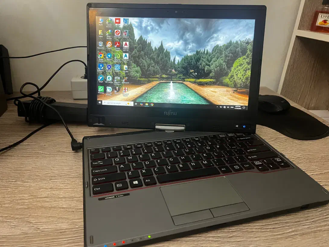 لپتاپ لمسی فوجیتسو T726 با پردازنده core i5|رایانه همراه|اصفهان, خلیل آباد|دیوار