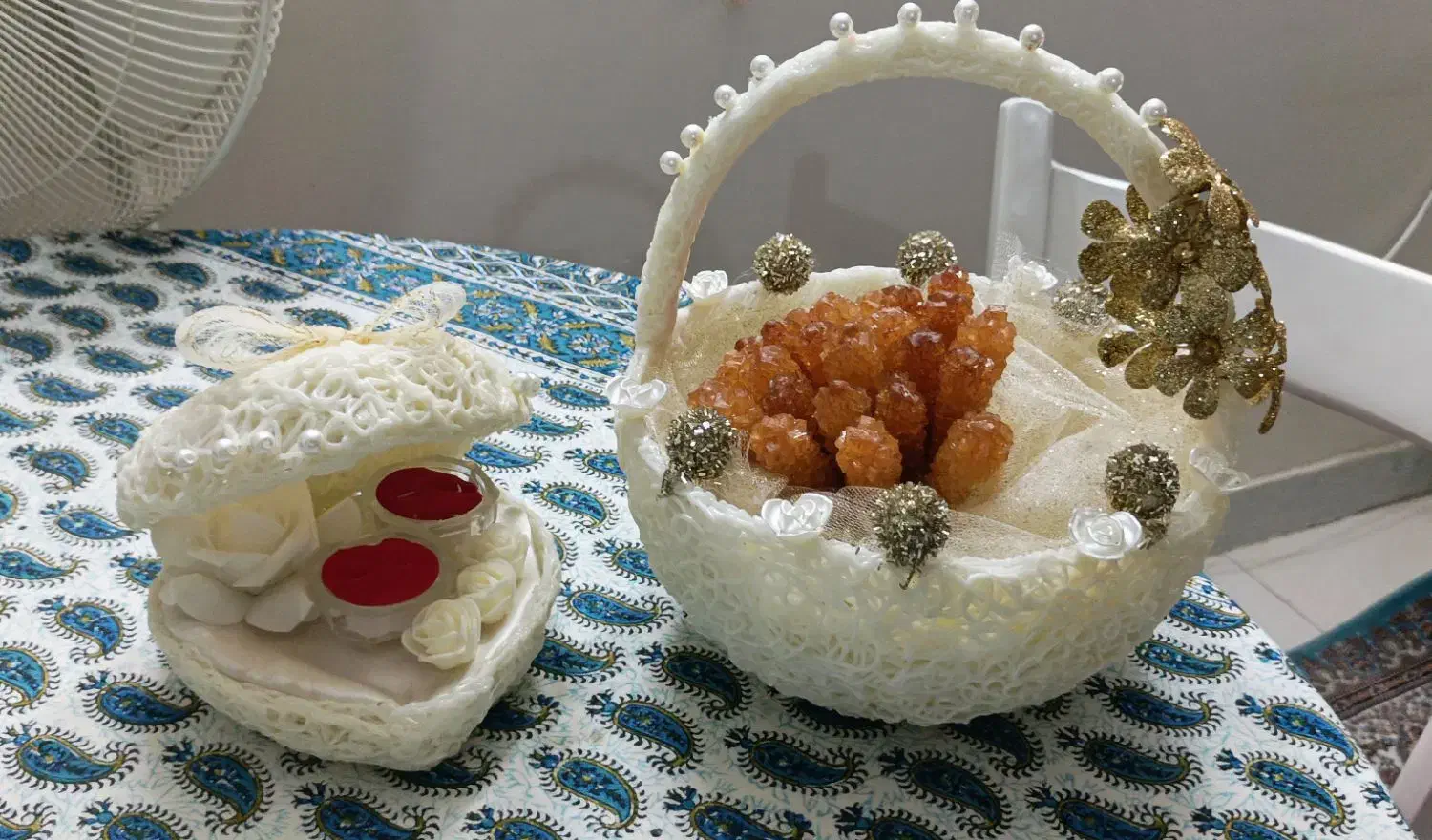 جای حلقه و سبد بله برون|صنایع دستی و سایر لوازم تزئینی|پاکدشت, شهرک امام رضا|دیوار