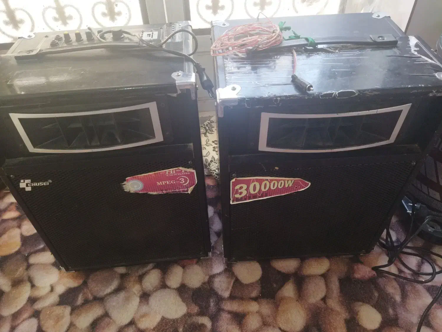 اسپیکر بزرگ برقی|سیستم صوتی خانگی|بندر دیر, |دیوار