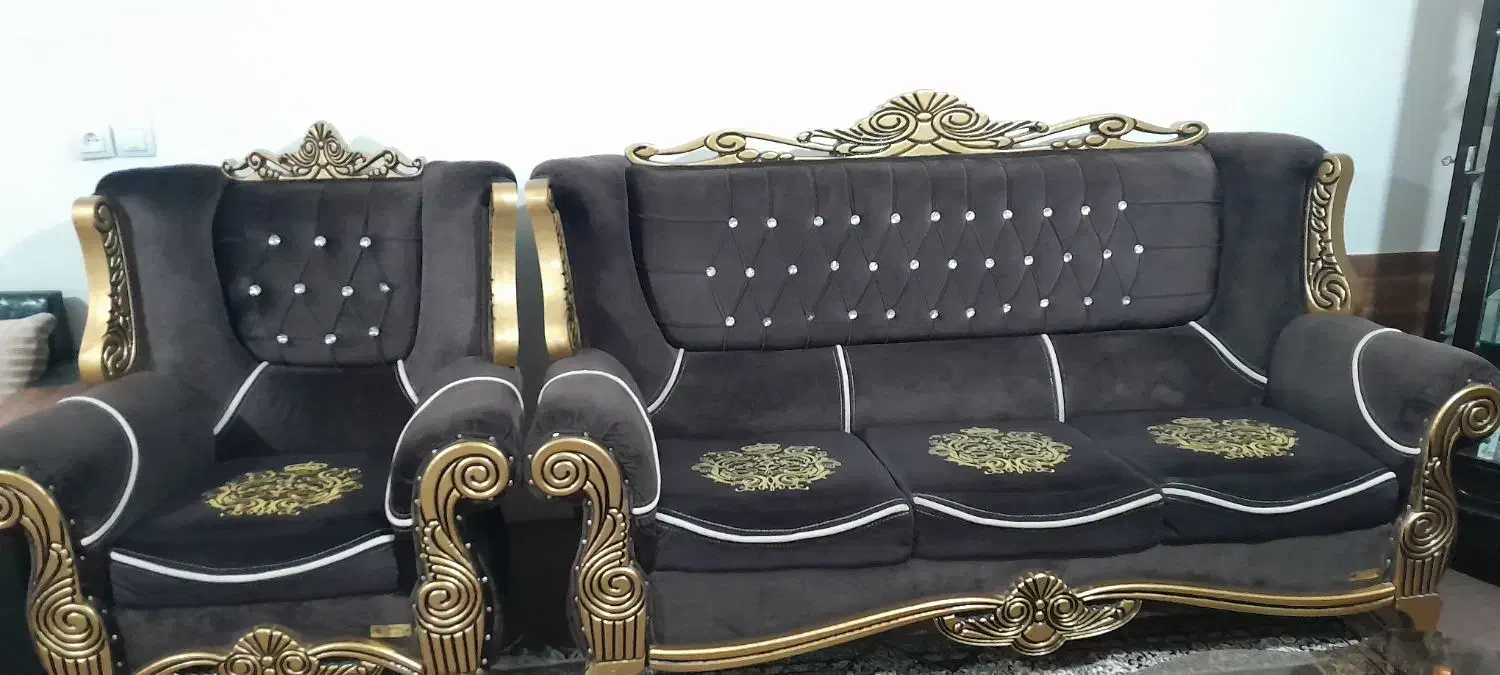 مبل سلطنتی|مبلمان خانگی و میز عسلی|میاندوآب, |دیوار