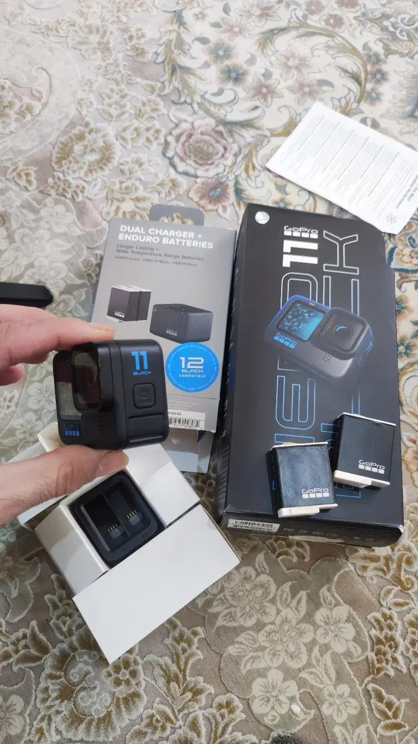 گوپرو ۱۱ به همراه شارژر و باطری اضافه|دوربین عکاسی و فیلمبرداری|سلمانشهر, |دیوار