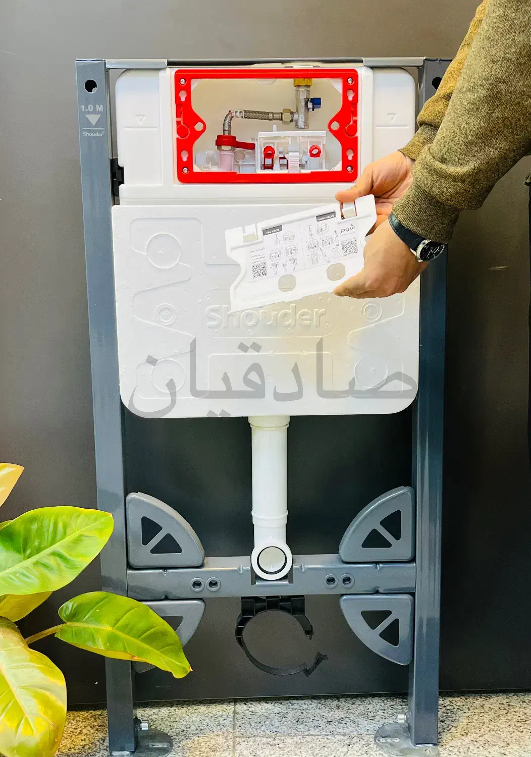 تاسیسات شودر وال هنگ فلاش تانک شیر توکار|لوازم سرویس بهداشتی|تهران, کوی بیمه|دیوار