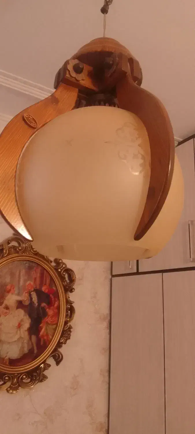 لوستر چوبی اتاق خواب اویز و دیواری|لوستر و چراغ آویز|تبریز, |دیوار