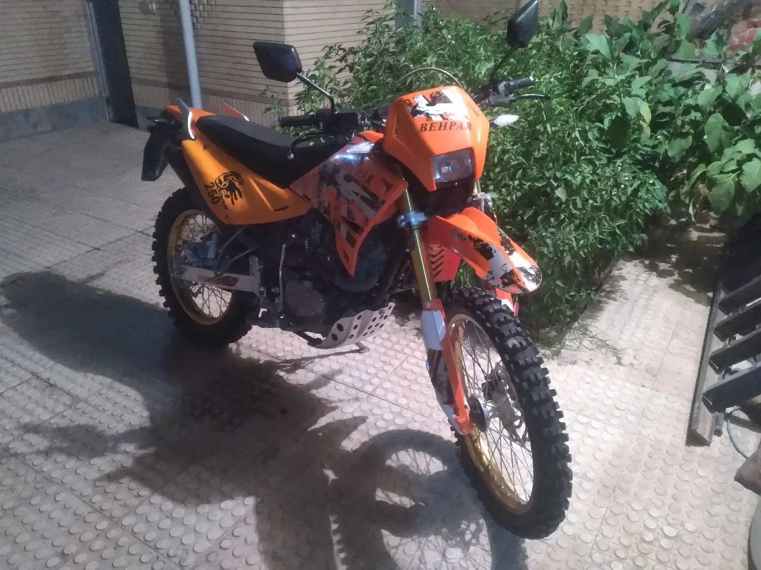 بهپر ۲۰۰  تریل روان|موتورسیکلت|بجنورد, |دیوار