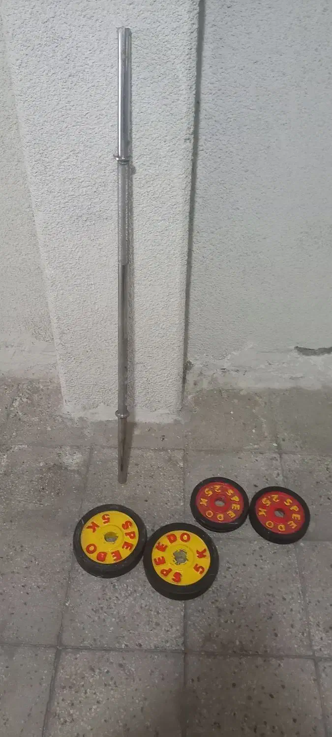 میله هالتر با دمبل|تجهیزات ورزشی|تهران, زنجان جنوبی|دیوار