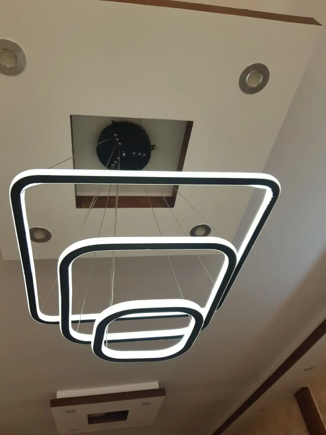 لوستر مربعی|لوستر و چراغ آویز|قزوین, |دیوار