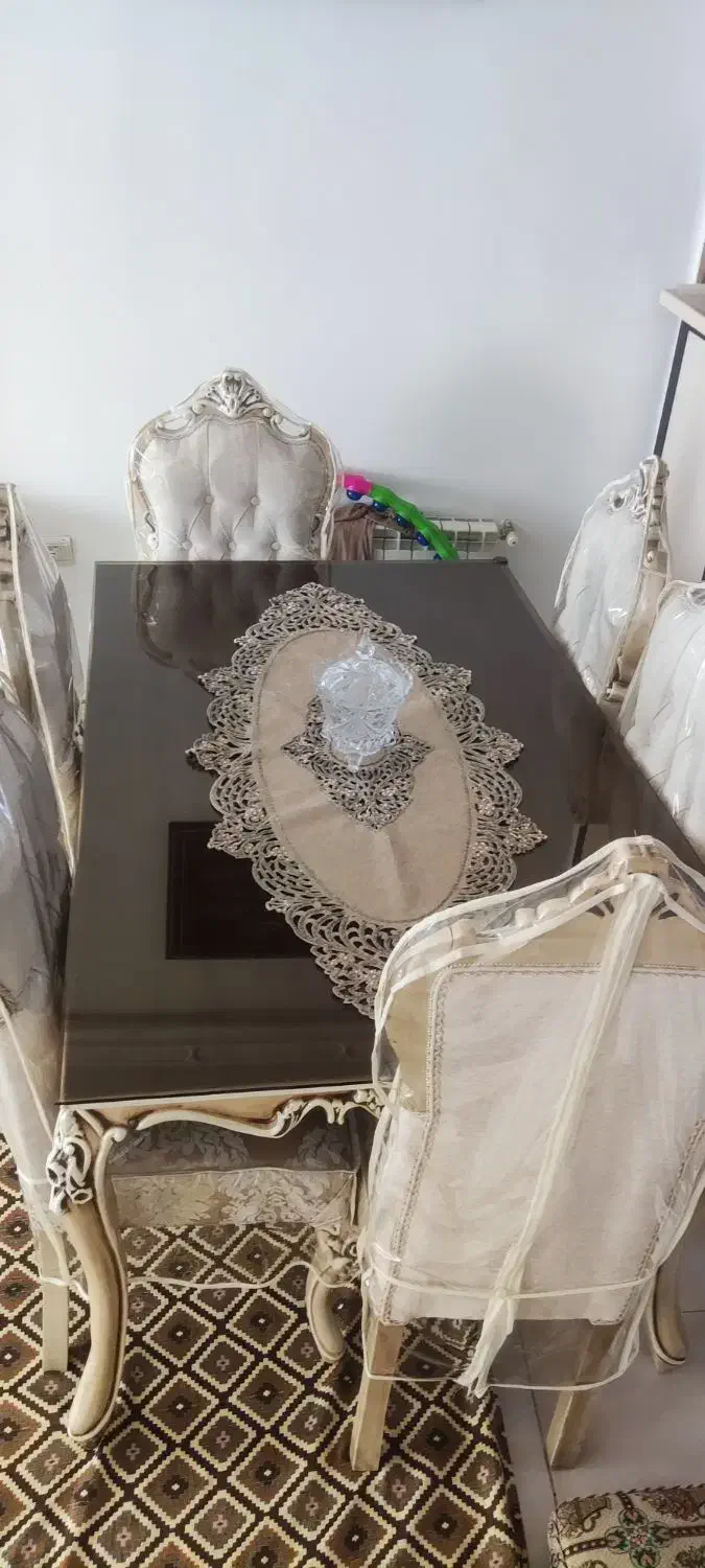 نهارخوری شش نفره|میز و صندلی غذاخوری|سنندج, |دیوار