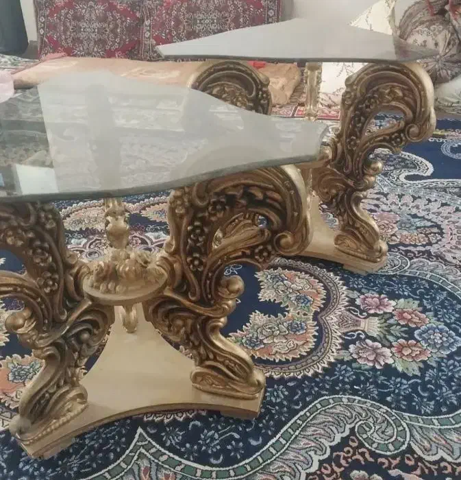 میز عسلی کوچک دو عدد سالم قیمت ۱۵۰۰|مبلمان خانگی و میز عسلی|جیرفت, |دیوار