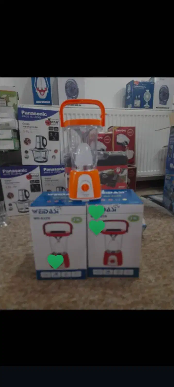 حراج لامپ های  شارژی.پنل خورشیدی ..|لامپ و چراغ|بندر دیر, |دیوار