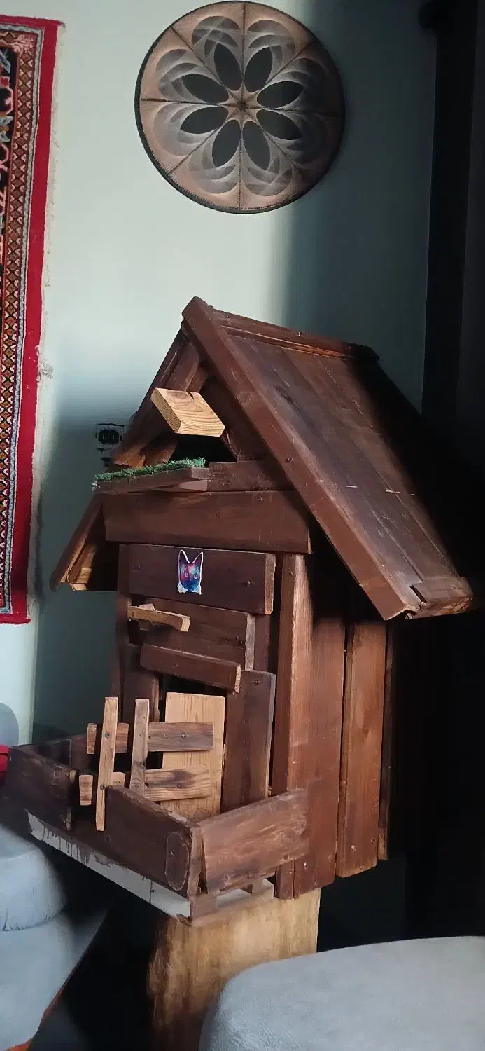 خونه سگ و گربه چوبی|لوازم جانبی حیوانات|قم, دورشهر|دیوار