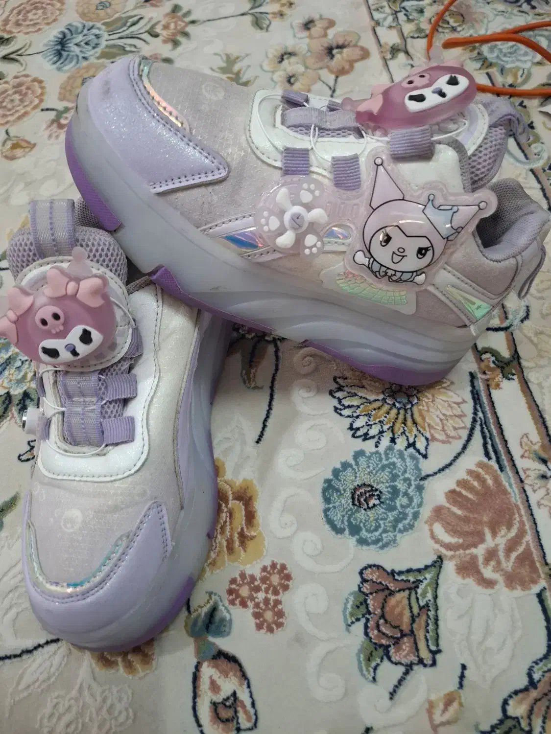 دو جفت کفش چرخ دار|کیف، کفش، کمربند|قم, باغ شازده|دیوار