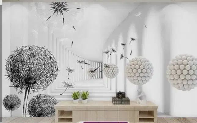 نصب کاغذ دیواری بتونه کف‌پوش آلکور|خدمات پیشه و مهارت|شهرضا, |دیوار