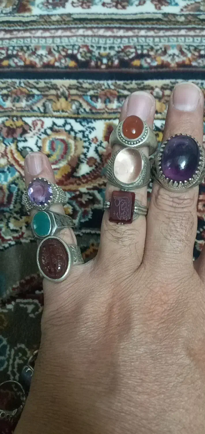 انگشتر نقره|جواهرات|بیرجند, |دیوار