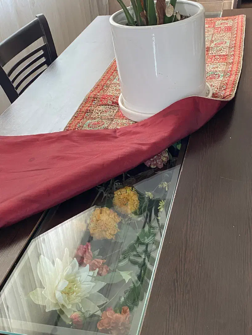 میز ناهار خوری ۸ نفره (ویترین و کمد دار)|میز و صندلی غذاخوری|رشت, لاکانی|دیوار