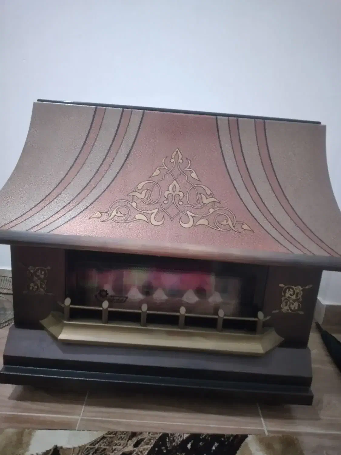 بخاری طرح شومینه ای|بخاری، هیتر، شومینه|رشت, یخسازی|دیوار