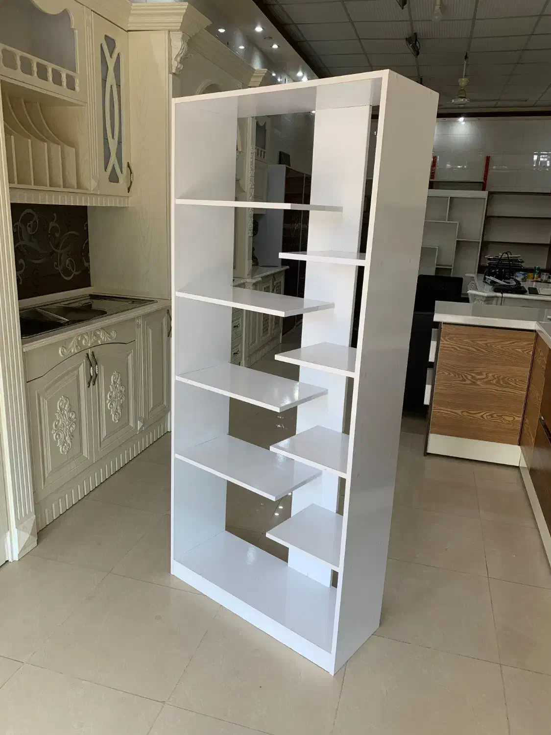 استند طرح توسکا|کتابخانه، شلف، قفسه‌های دیواری|یزد, |دیوار