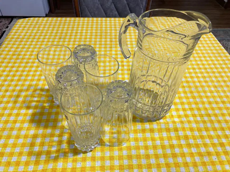 پارچ ولیوان لومینارک|ظروف سرو و پذیرایی|نوشهر, |دیوار