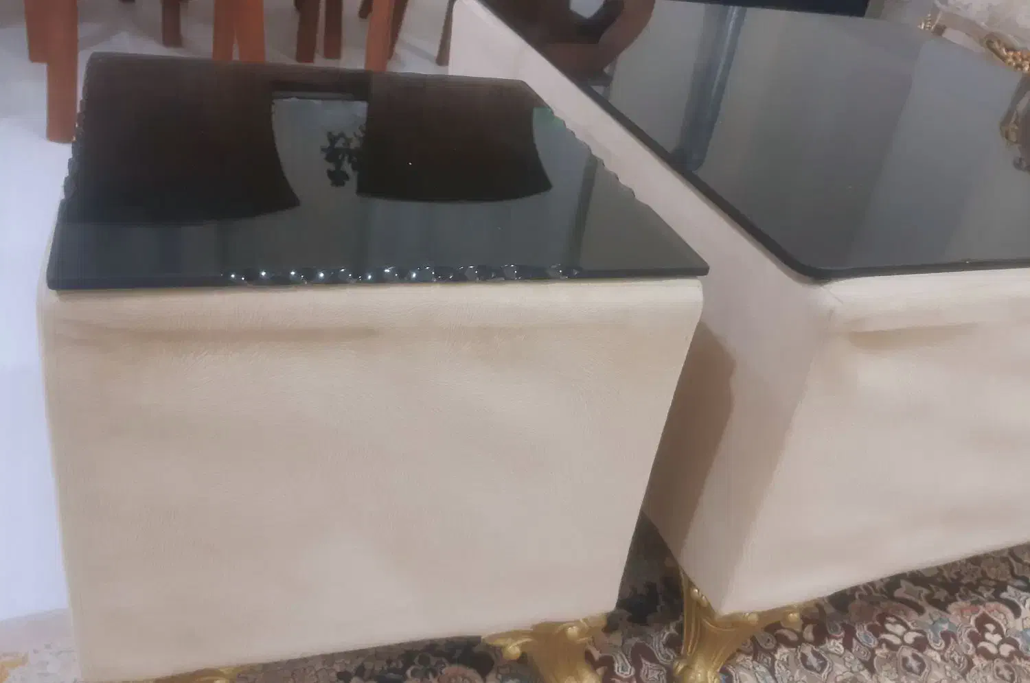 میزجلو مبل ودوعدد میز عسلی|مبلمان خانگی و میز عسلی|علیآباد کتول, |دیوار