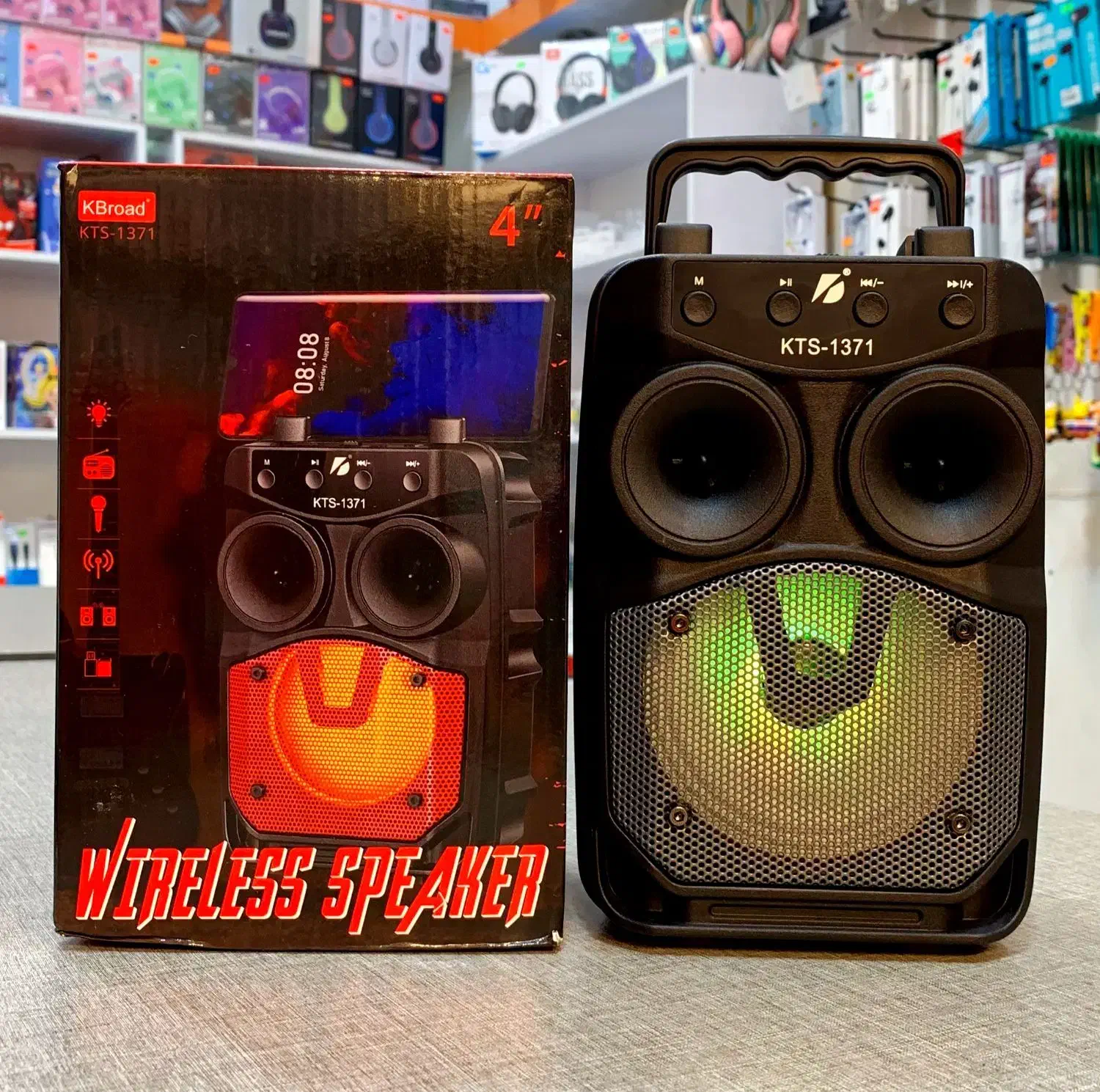 اسپیکر بلوتوثی چراغدار اصلی مدل KTS-1371|پخشکننده همراه|کرج, گوهردشت|دیوار