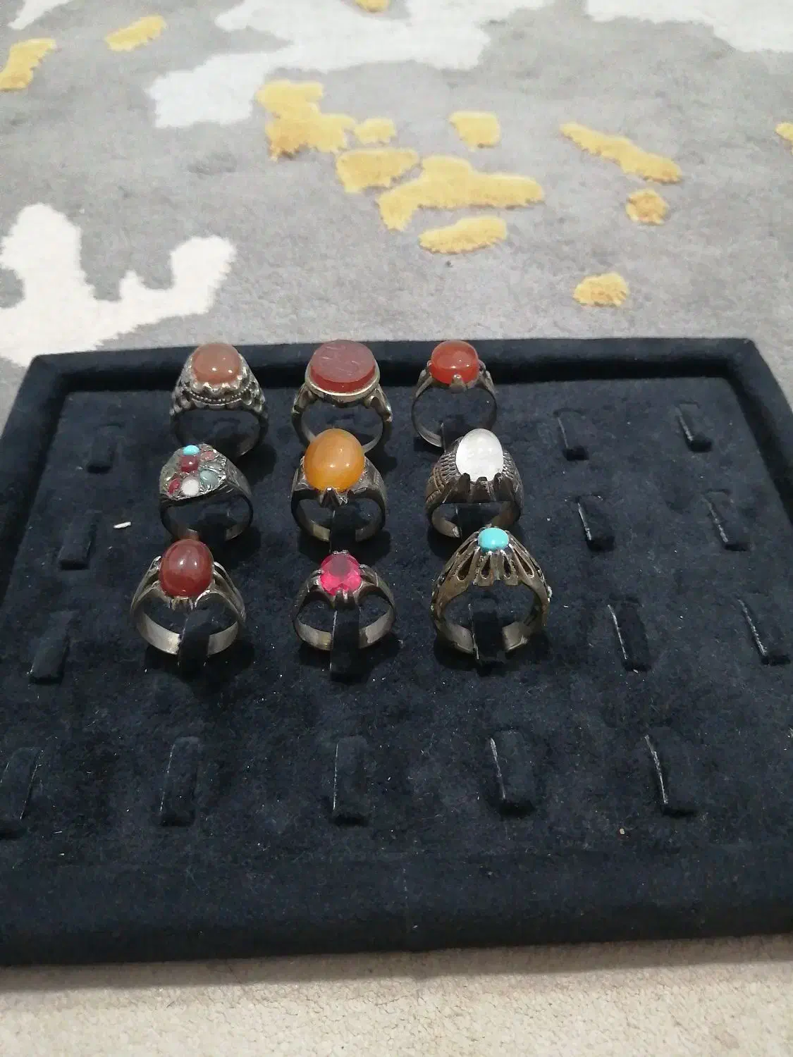 فروش انگشتر نقره مردانه|جواهرات|رشت, نخودچر|دیوار