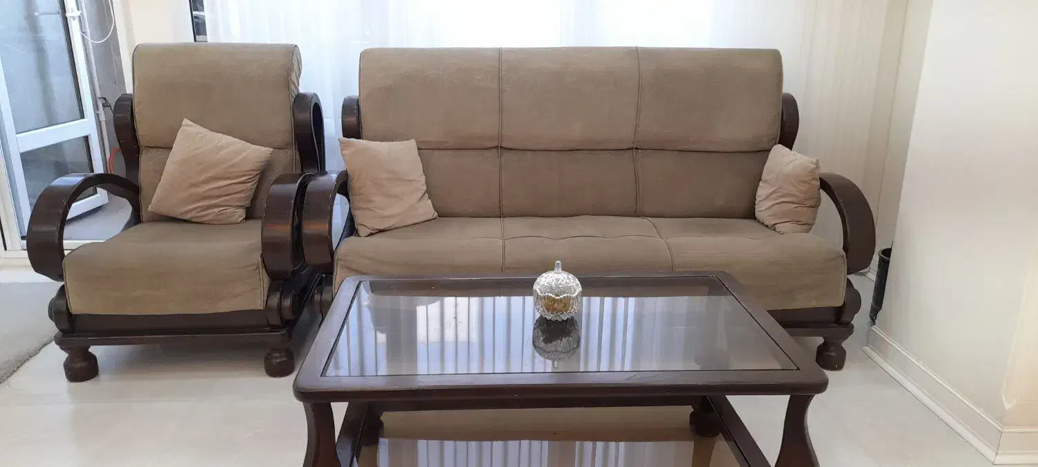 مبل چوبی|مبلمان خانگی و میز عسلی|اسلام‌شهر, شهرک الهیه|دیوار