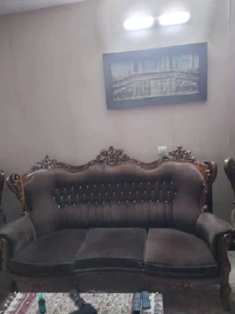 فروش مبل استیل ۹نفره|مبلمان خانگی و میز عسلی|صدرا-فارس, فاز ۱|دیوار