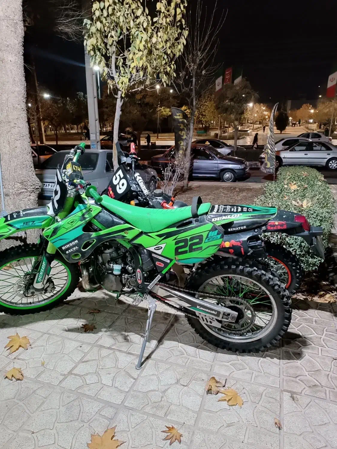 کراس کاوازاکی kx دوزمانه انجین صفر|موتورسیکلت|کرج, حصارک پایین|دیوار