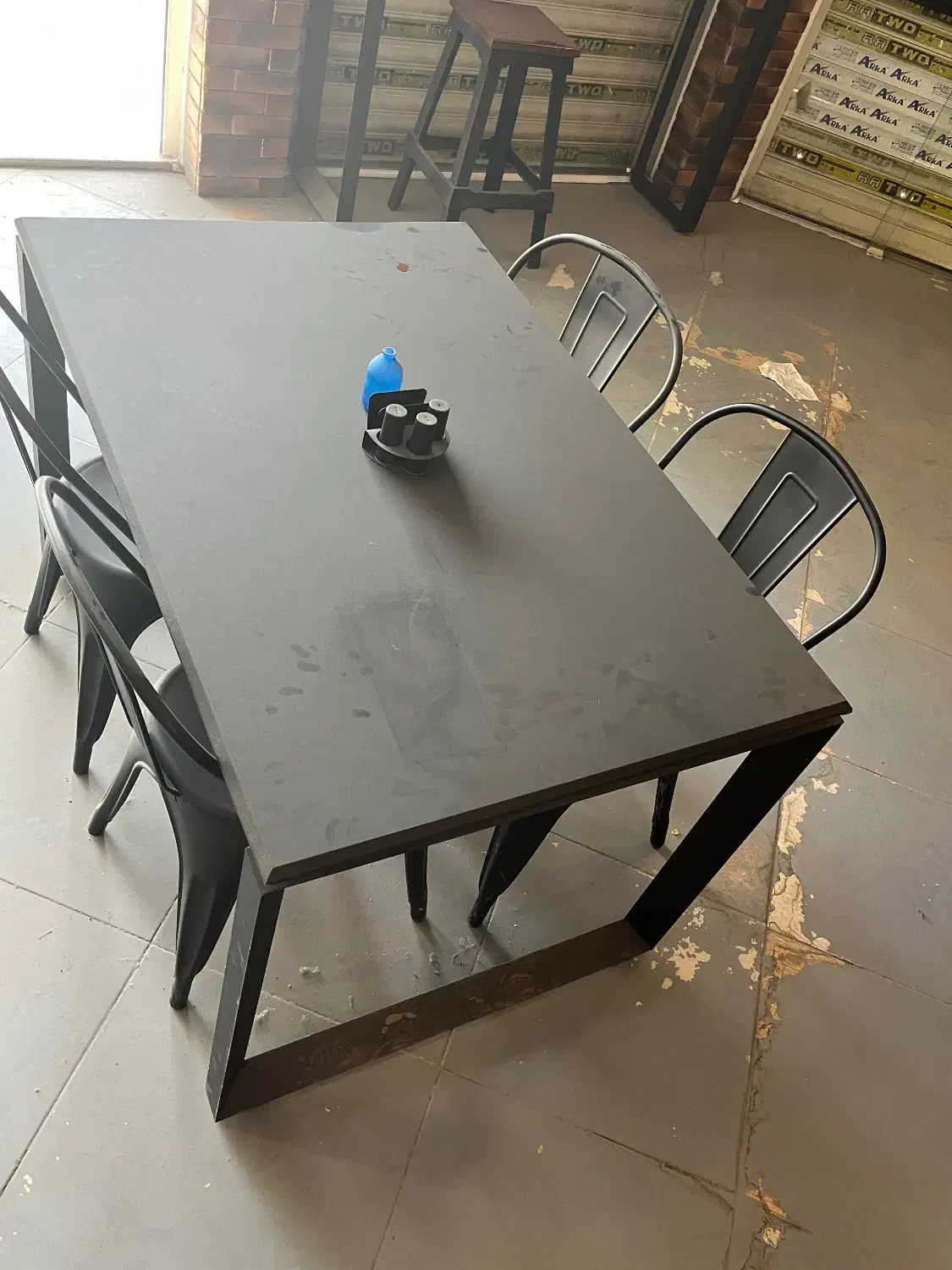 میز و صندلی فلزی کافه|میز و صندلی غذاخوری|سیرجان, |دیوار