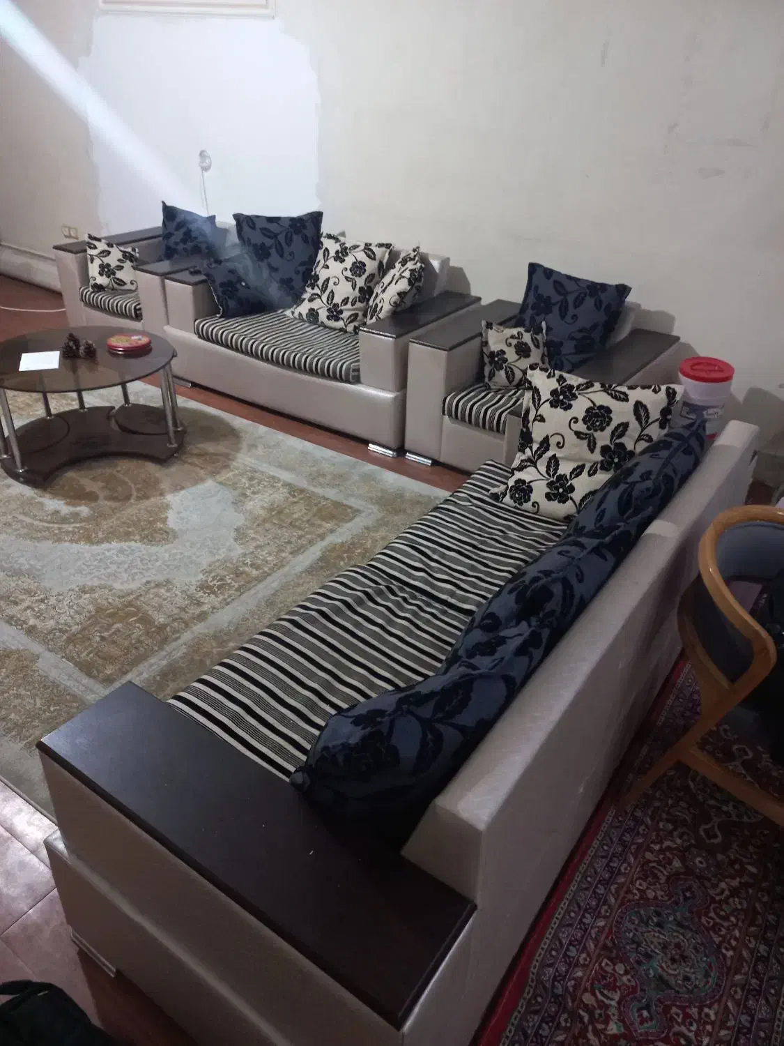 مبل هفت نفره|مبلمان خانگی و میز عسلی|شیراز, شهرک قمشه|دیوار