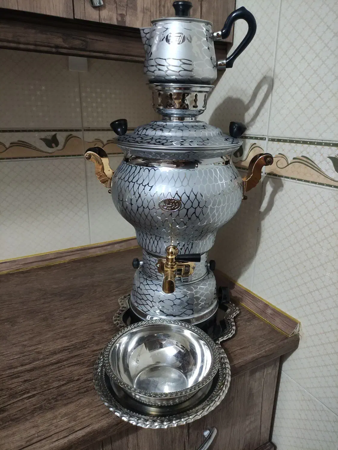 سماور|سماور، چای‌ساز، قهوه‌ساز|تسوج, |دیوار