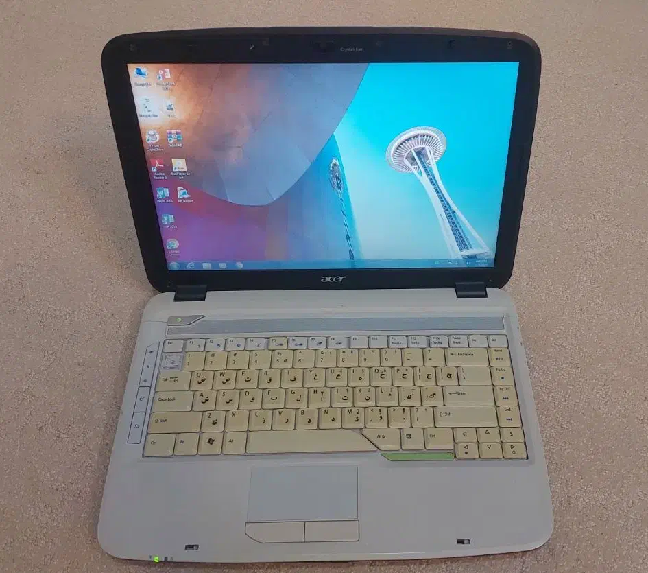 لپ تاپ خانگی، باتری سالم و تمیز|رایانه همراه|قم, بنیاد|دیوار