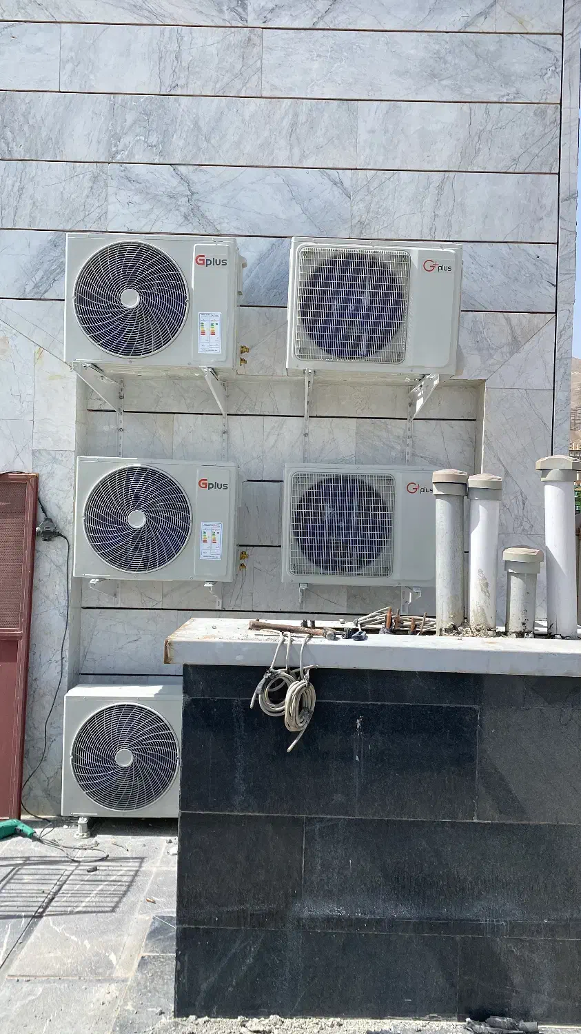 کولر گازی|کولر گازی و فن‌کوئل|قدس, شهر‌قدس|دیوار