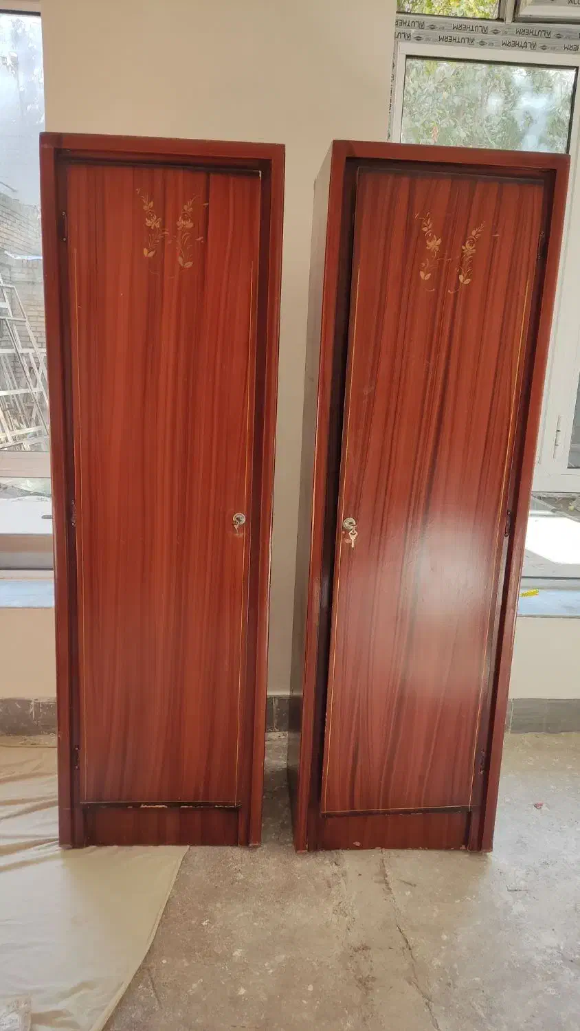 دو عدد کمد چوبی|جاکفشی، کمد، دراور|مرند, |دیوار