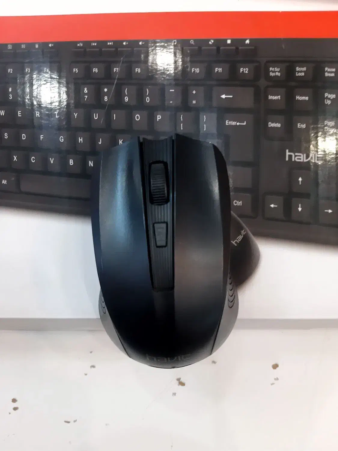 موس و کیبرد بی سیم تک دانگل usb مارک havit|قطعات و لوازم جانبی رایانه|اهواز, ۳۰ متری|دیوار